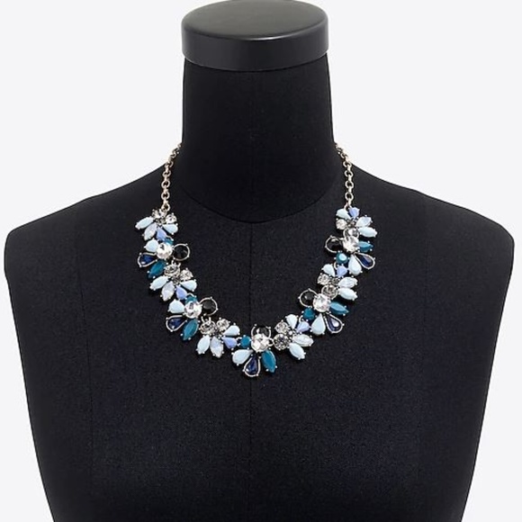 J. Crew Jewelry - J.Crew Crystal waves statement necklace